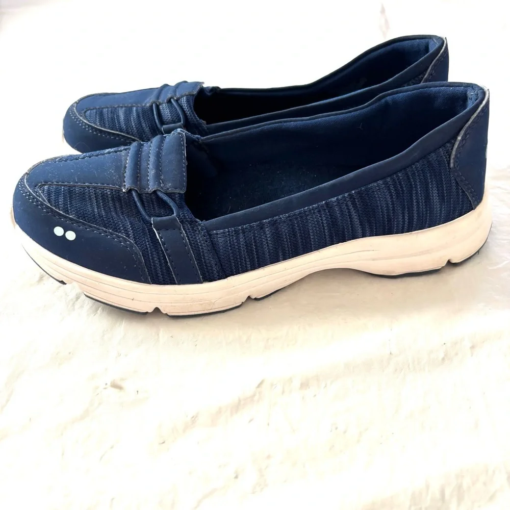 Ryka Jamboree Navy Fashion Sneaker slip on memory foam SZ 6.5 NWOT